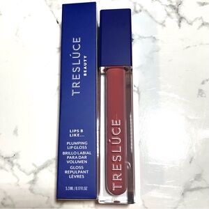 Tresluce NENA Lips B Like...Plumping Lip Gloss (Vivid Coral) *BNIB